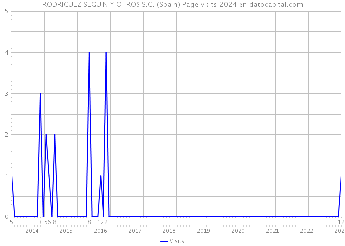 RODRIGUEZ SEGUIN Y OTROS S.C. (Spain) Page visits 2024 