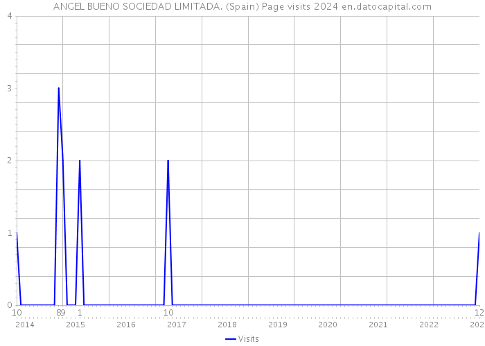 ANGEL BUENO SOCIEDAD LIMITADA. (Spain) Page visits 2024 