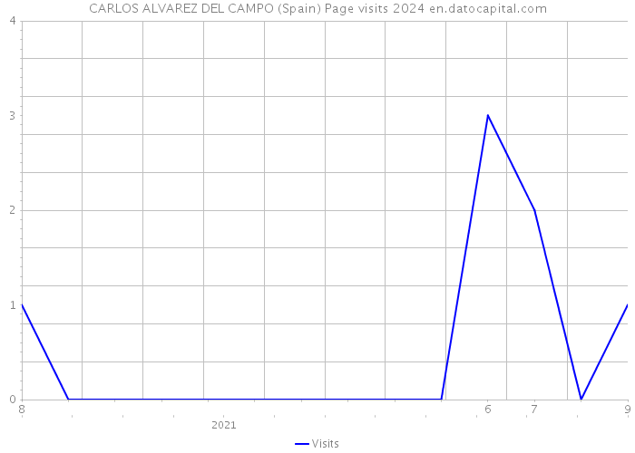 CARLOS ALVAREZ DEL CAMPO (Spain) Page visits 2024 
