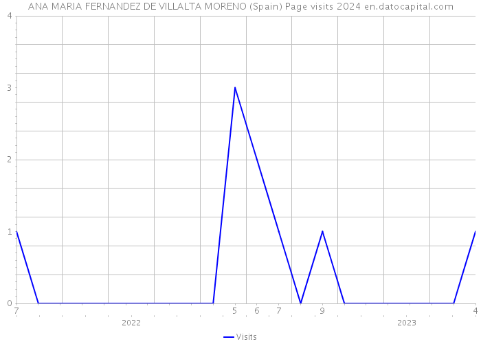 ANA MARIA FERNANDEZ DE VILLALTA MORENO (Spain) Page visits 2024 