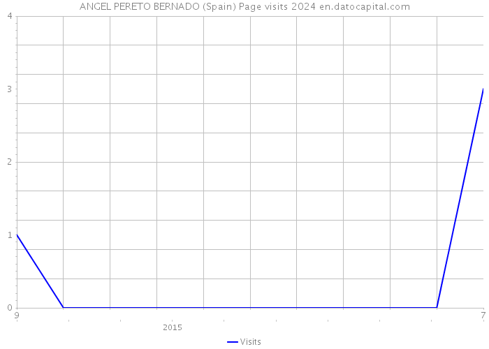 ANGEL PERETO BERNADO (Spain) Page visits 2024 