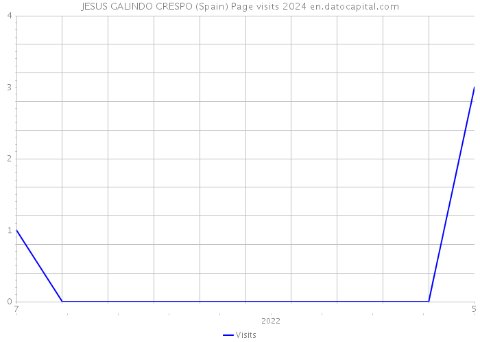 JESUS GALINDO CRESPO (Spain) Page visits 2024 