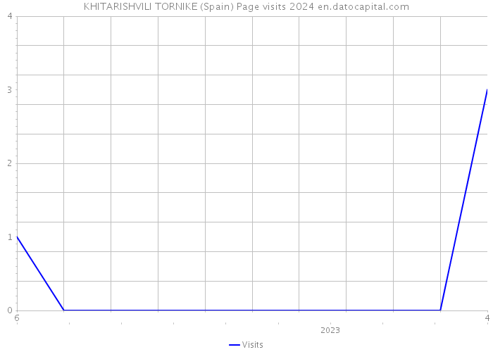 KHITARISHVILI TORNIKE (Spain) Page visits 2024 