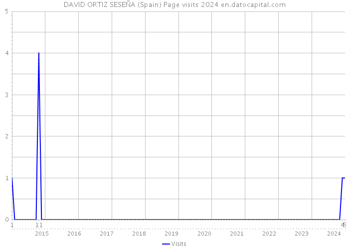 DAVID ORTIZ SESEÑA (Spain) Page visits 2024 