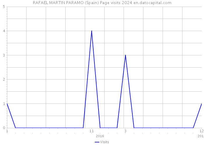 RAFAEL MARTIN PARAMO (Spain) Page visits 2024 