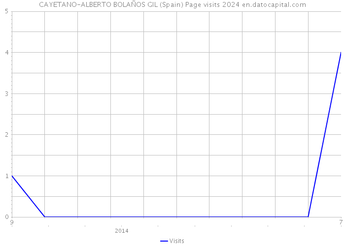 CAYETANO-ALBERTO BOLAÑOS GIL (Spain) Page visits 2024 