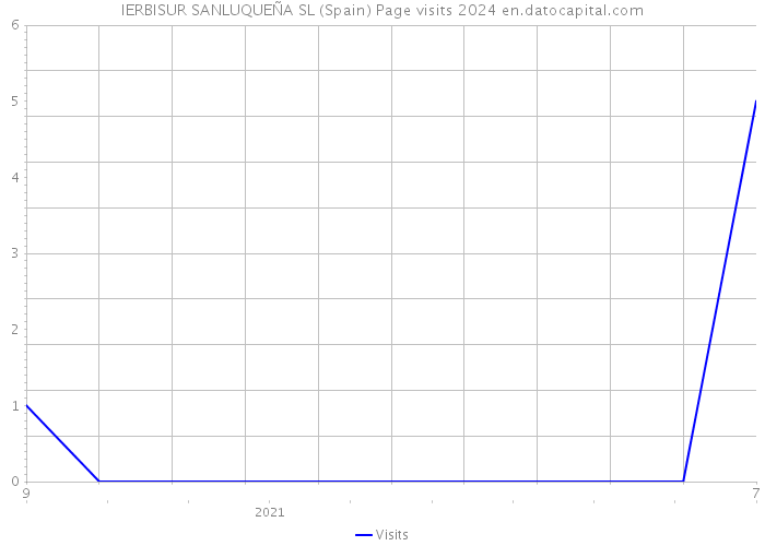 IERBISUR SANLUQUEÑA SL (Spain) Page visits 2024 
