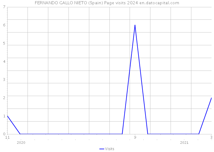 FERNANDO GALLO NIETO (Spain) Page visits 2024 