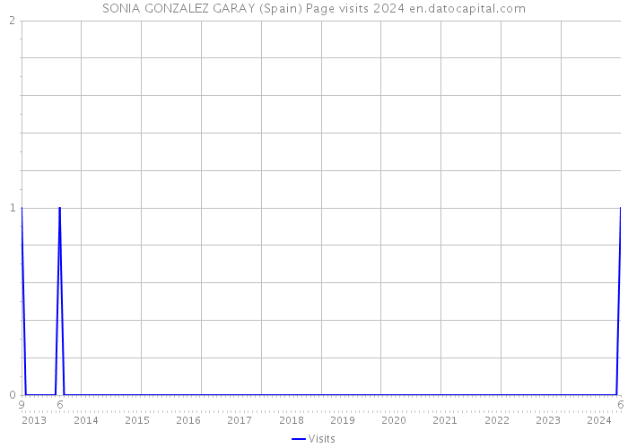 SONIA GONZALEZ GARAY (Spain) Page visits 2024 