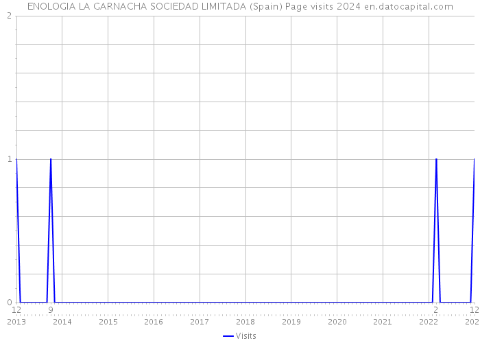 ENOLOGIA LA GARNACHA SOCIEDAD LIMITADA (Spain) Page visits 2024 
