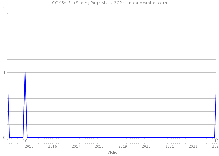 COYSA SL (Spain) Page visits 2024 