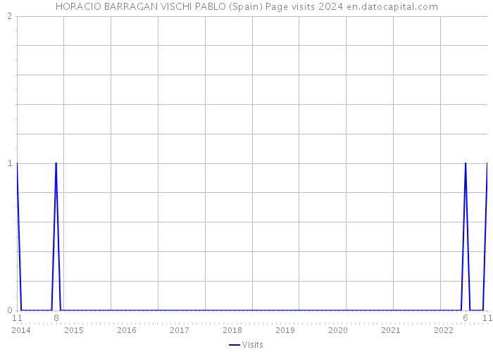 HORACIO BARRAGAN VISCHI PABLO (Spain) Page visits 2024 