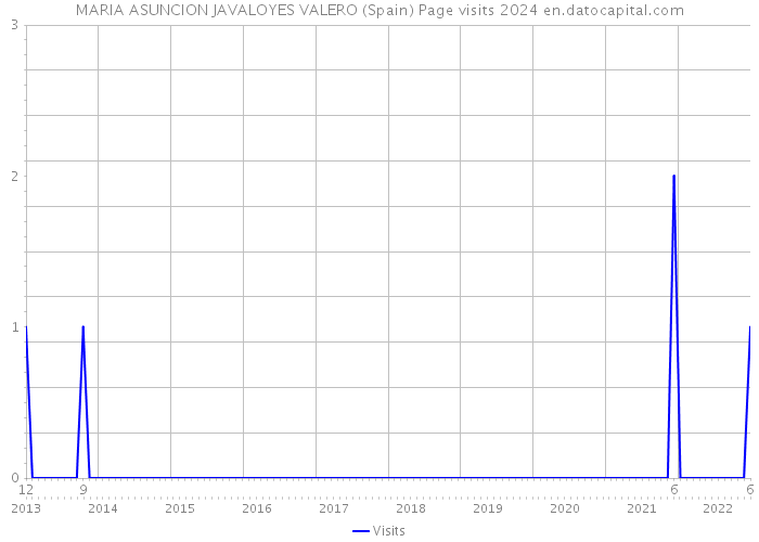 MARIA ASUNCION JAVALOYES VALERO (Spain) Page visits 2024 