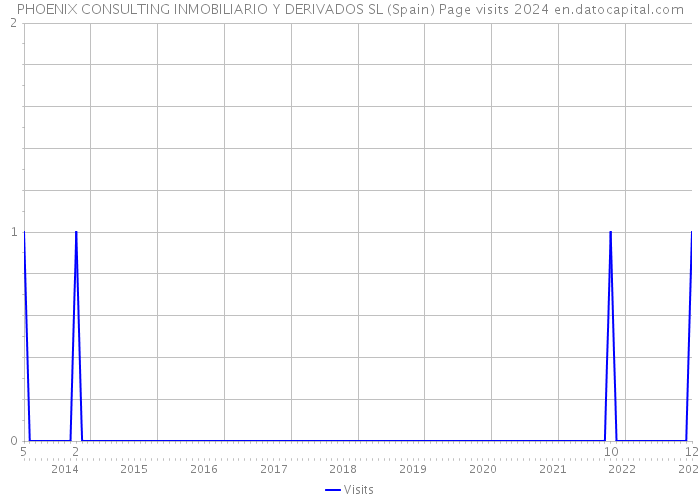 PHOENIX CONSULTING INMOBILIARIO Y DERIVADOS SL (Spain) Page visits 2024 
