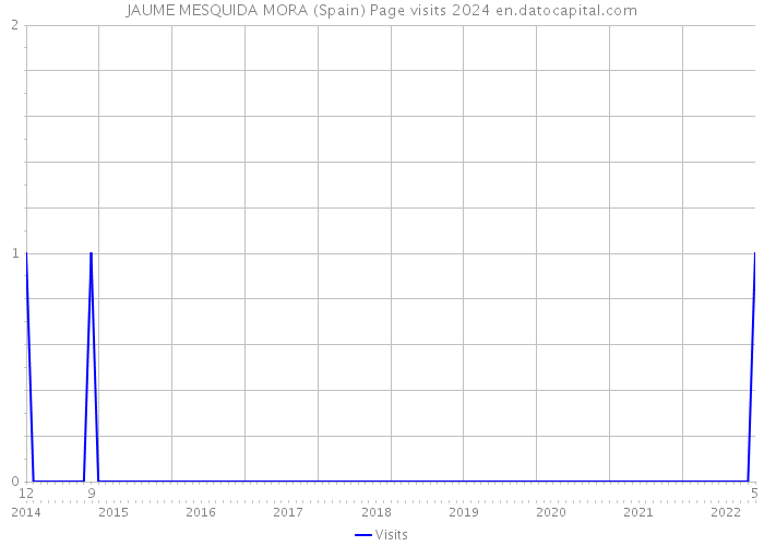 JAUME MESQUIDA MORA (Spain) Page visits 2024 