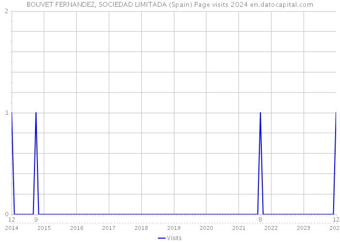 BOUVET FERNANDEZ, SOCIEDAD LIMITADA (Spain) Page visits 2024 