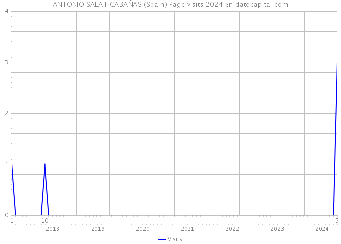 ANTONIO SALAT CABAÑAS (Spain) Page visits 2024 