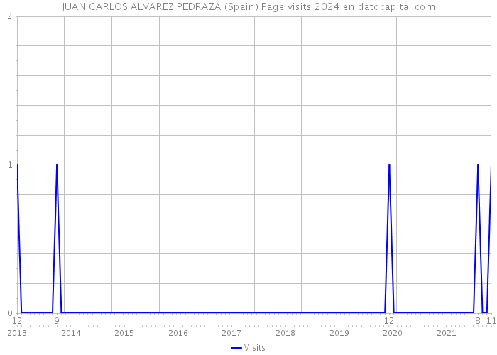 JUAN CARLOS ALVAREZ PEDRAZA (Spain) Page visits 2024 