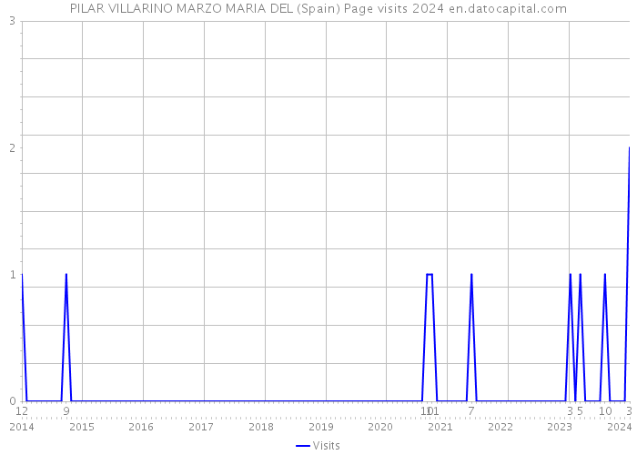PILAR VILLARINO MARZO MARIA DEL (Spain) Page visits 2024 