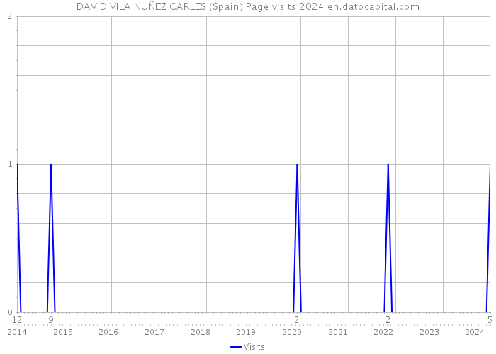 DAVID VILA NUÑEZ CARLES (Spain) Page visits 2024 