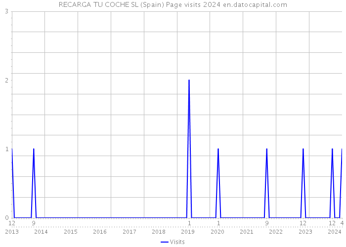 RECARGA TU COCHE SL (Spain) Page visits 2024 
