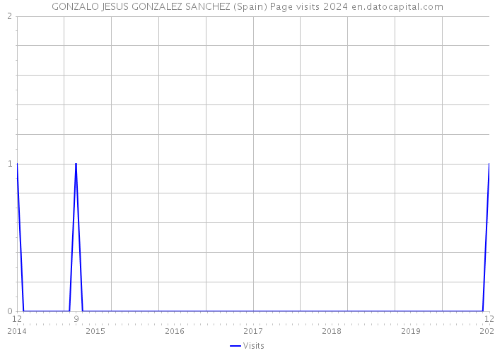 GONZALO JESUS GONZALEZ SANCHEZ (Spain) Page visits 2024 