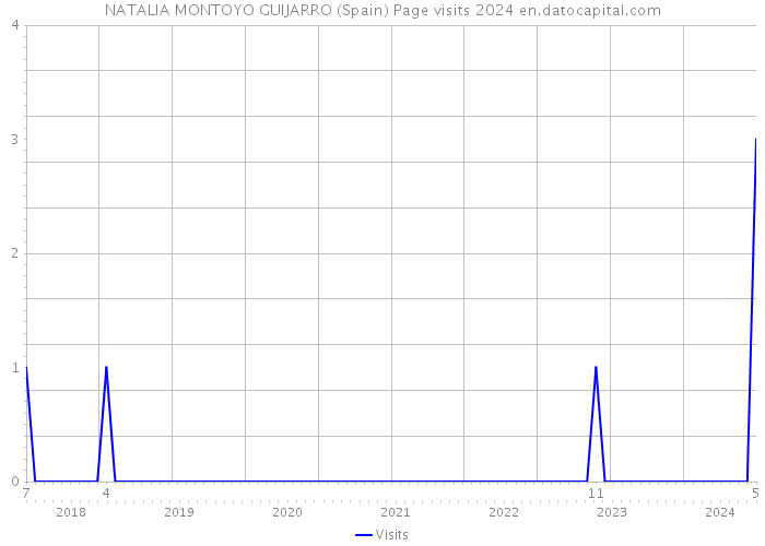 NATALIA MONTOYO GUIJARRO (Spain) Page visits 2024 