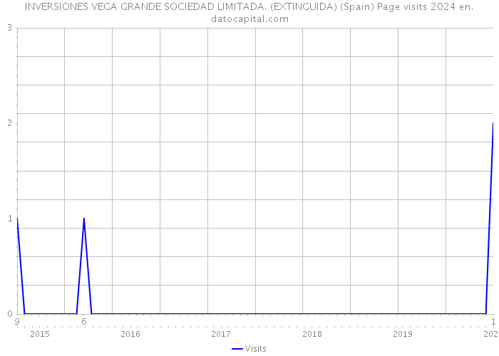 INVERSIONES VEGA GRANDE SOCIEDAD LIMITADA. (EXTINGUIDA) (Spain) Page visits 2024 
