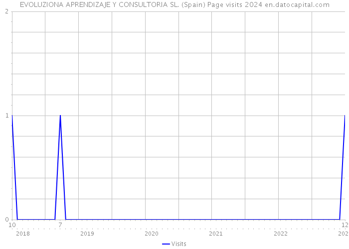 EVOLUZIONA APRENDIZAJE Y CONSULTORIA SL. (Spain) Page visits 2024 