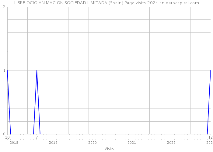 LIBRE OCIO ANIMACION SOCIEDAD LIMITADA (Spain) Page visits 2024 