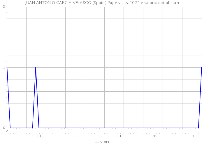JUAN ANTONIO GARCIA VELASCO (Spain) Page visits 2024 