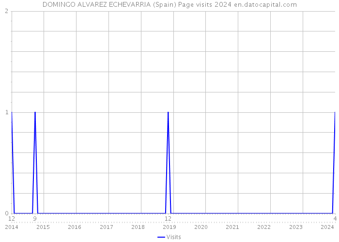 DOMINGO ALVAREZ ECHEVARRIA (Spain) Page visits 2024 