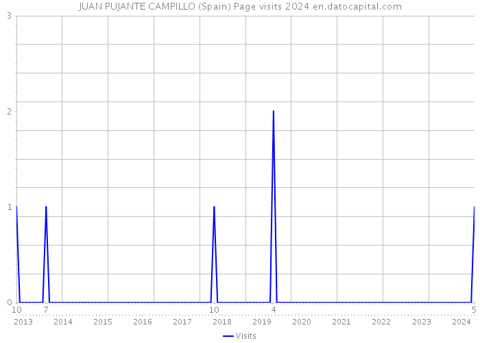 JUAN PUJANTE CAMPILLO (Spain) Page visits 2024 