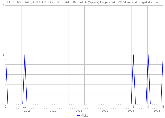 ELECTRICIDAD JAVI CAMPOS SOCIEDAD LIMITADA (Spain) Page visits 2024 