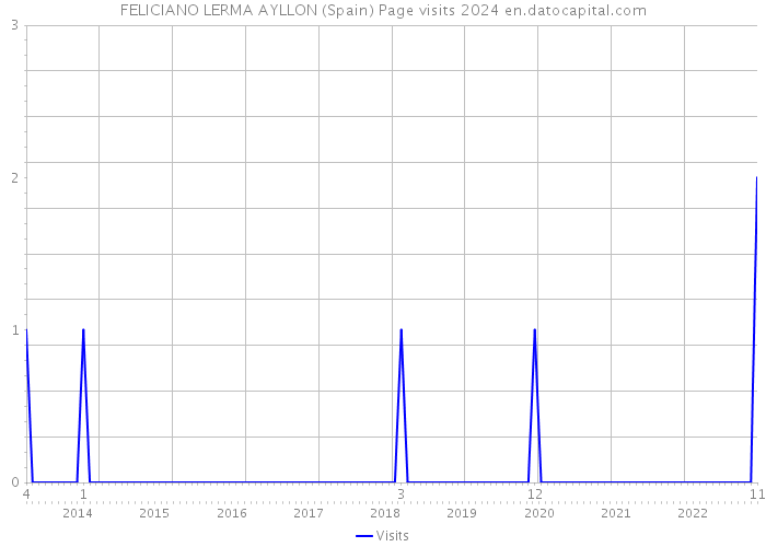 FELICIANO LERMA AYLLON (Spain) Page visits 2024 