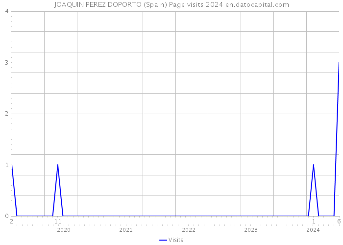 JOAQUIN PEREZ DOPORTO (Spain) Page visits 2024 