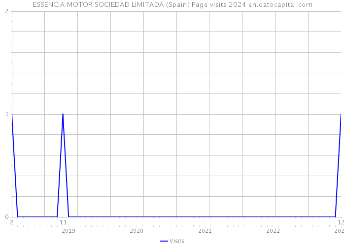 ESSENCIA MOTOR SOCIEDAD LIMITADA (Spain) Page visits 2024 