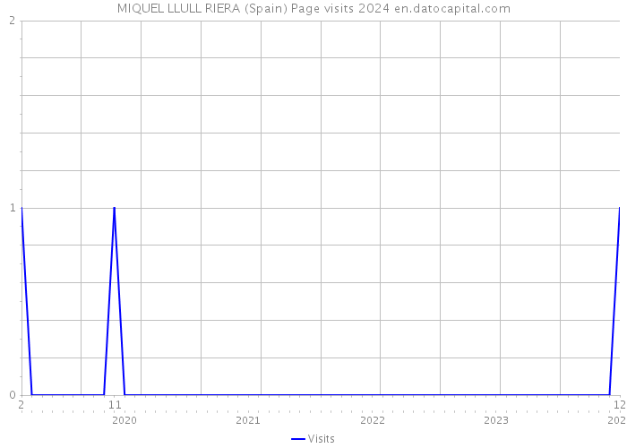 MIQUEL LLULL RIERA (Spain) Page visits 2024 