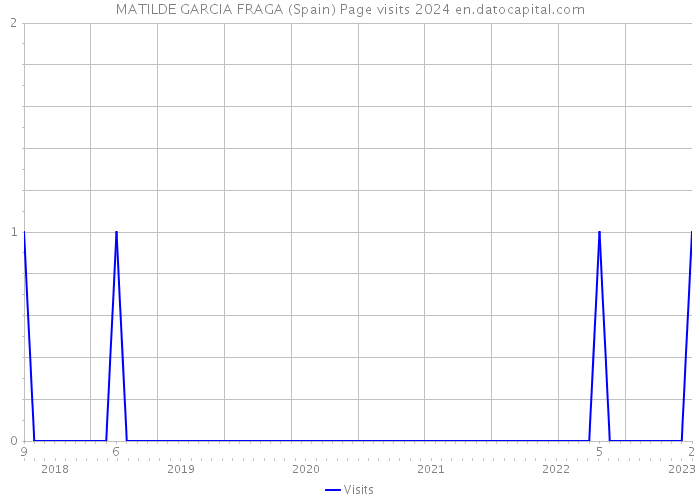 MATILDE GARCIA FRAGA (Spain) Page visits 2024 