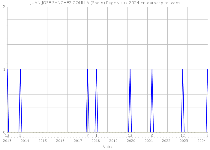 JUAN JOSE SANCHEZ COLILLA (Spain) Page visits 2024 
