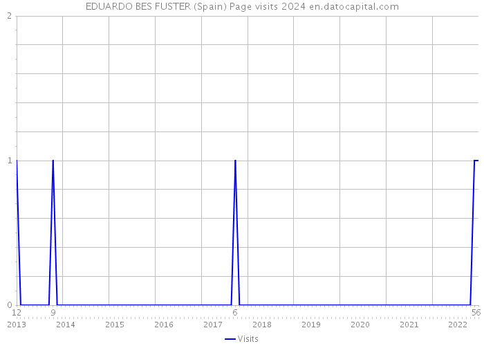 EDUARDO BES FUSTER (Spain) Page visits 2024 