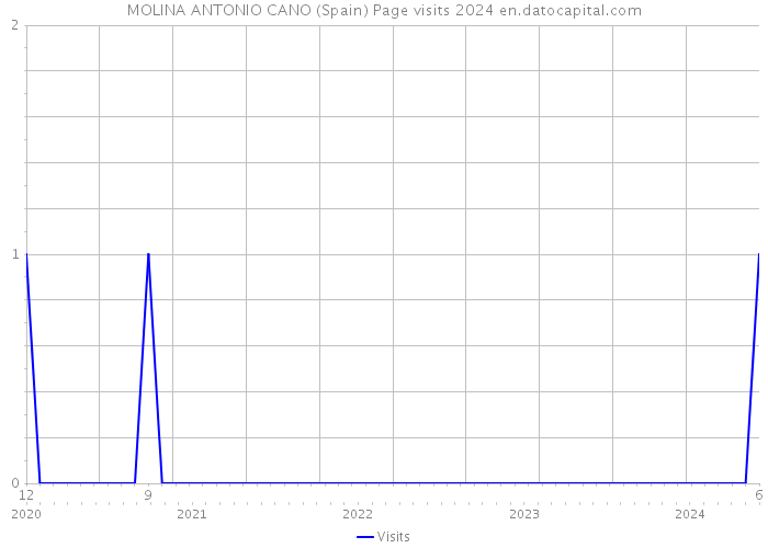 MOLINA ANTONIO CANO (Spain) Page visits 2024 