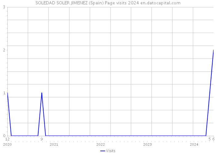 SOLEDAD SOLER JIMENEZ (Spain) Page visits 2024 