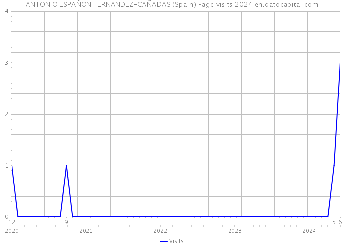 ANTONIO ESPAÑON FERNANDEZ-CAÑADAS (Spain) Page visits 2024 