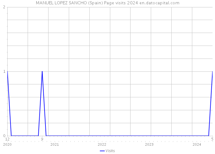 MANUEL LOPEZ SANCHO (Spain) Page visits 2024 