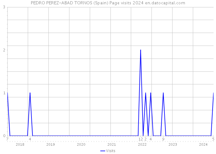 PEDRO PEREZ-ABAD TORNOS (Spain) Page visits 2024 