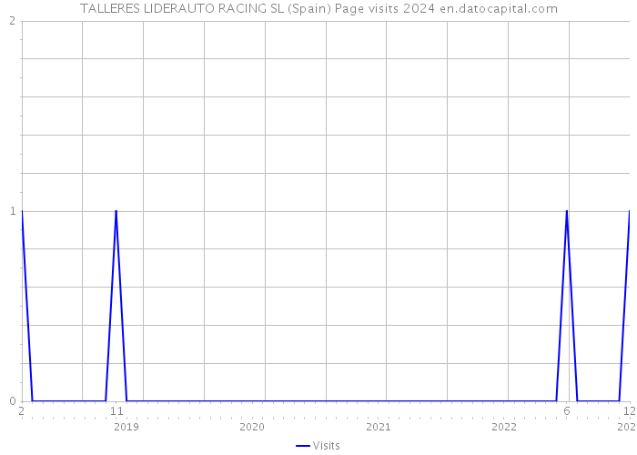 TALLERES LIDERAUTO RACING SL (Spain) Page visits 2024 