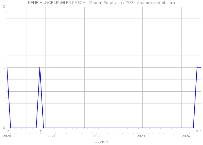 RENE HUNGERBUHLER PASCAL (Spain) Page visits 2024 