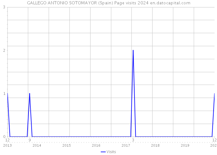 GALLEGO ANTONIO SOTOMAYOR (Spain) Page visits 2024 