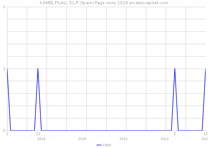 KAMEL FILALI, S.L.P (Spain) Page visits 2024 
